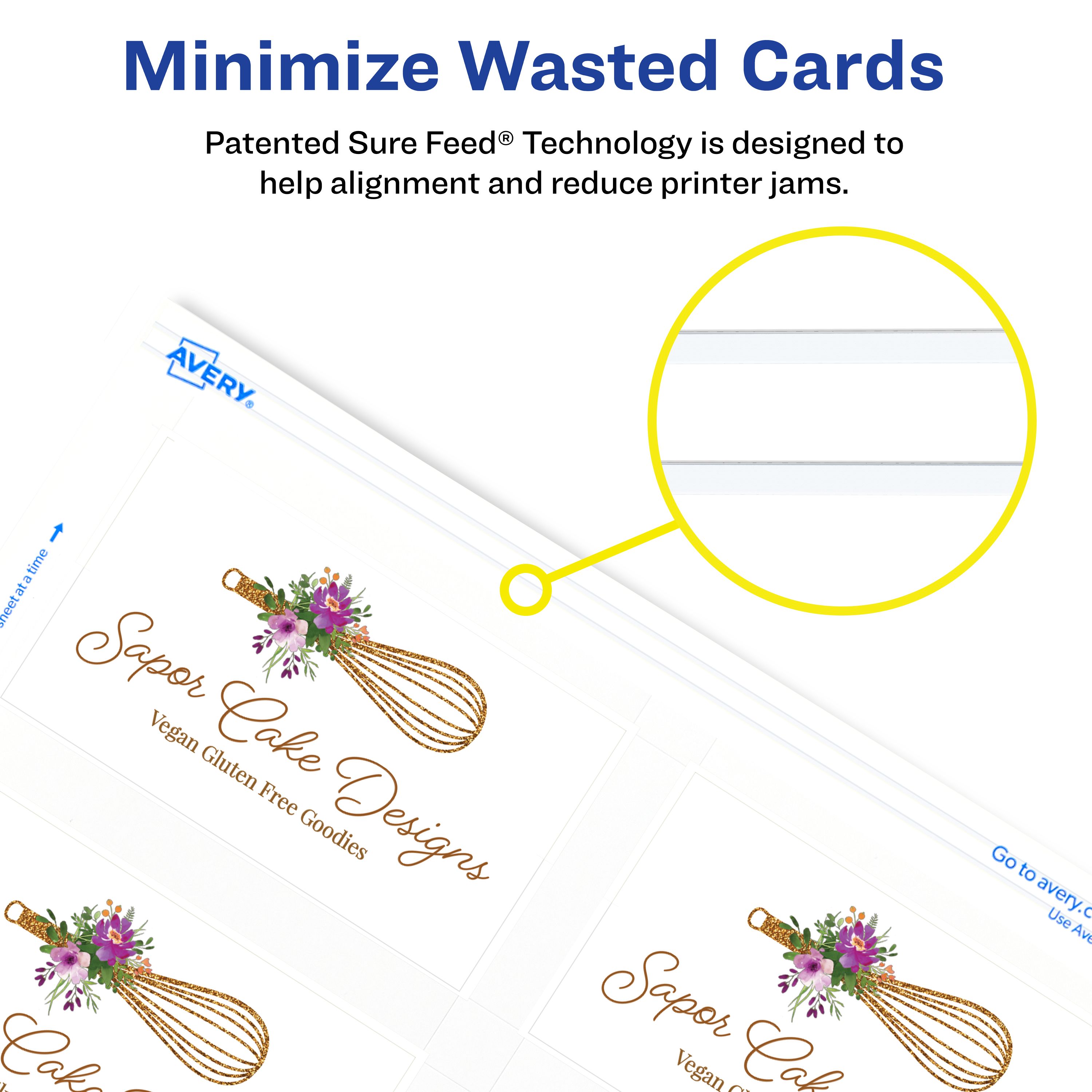 Clean Edge(R) Printable Business Cards, White 5874 | Avery | Avery